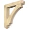 Ekena Millwork Imperial Arts and Crafts Rough Sawn Bracket w/ Offset Brace, Douglas Fir, 8"W x 44"D x 44"H BKT0806X44X44IMP03RDF - alternate 1